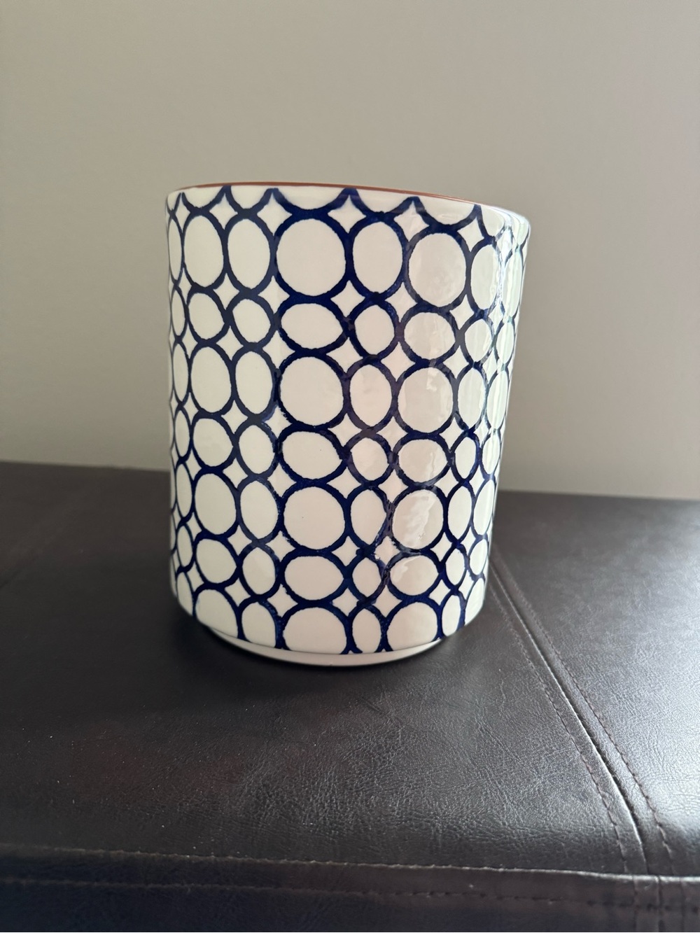 Home Essential Utensils/Flower pot blue and white